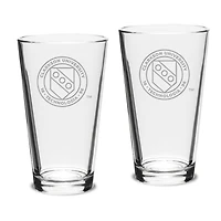 Clarkson Golden Knights 16oz. 2-Piece Classic Pub Glass Set