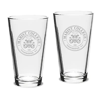 Marist Red Foxes Team 16oz. 2-Piece Classic Pub Glass Set
