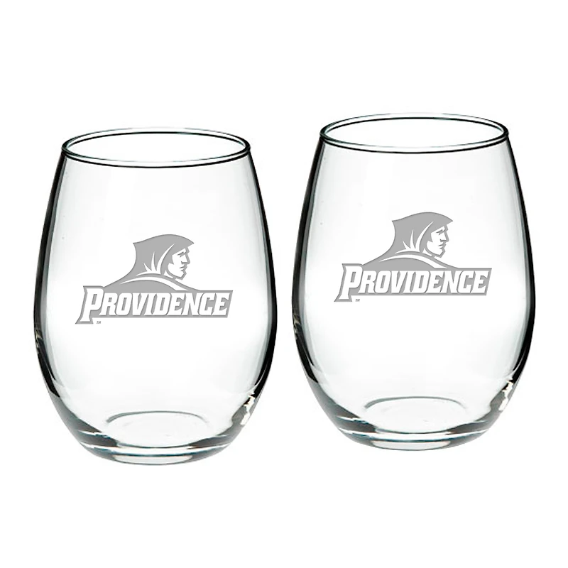 Providence Friars 21oz. 2-Piece Stemless Wine Glass Set