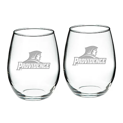 Providence Friars 21oz. 2-Piece Stemless Wine Glass Set