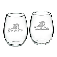 Providence Friars 21oz. 2-Piece Stemless Wine Glass Set