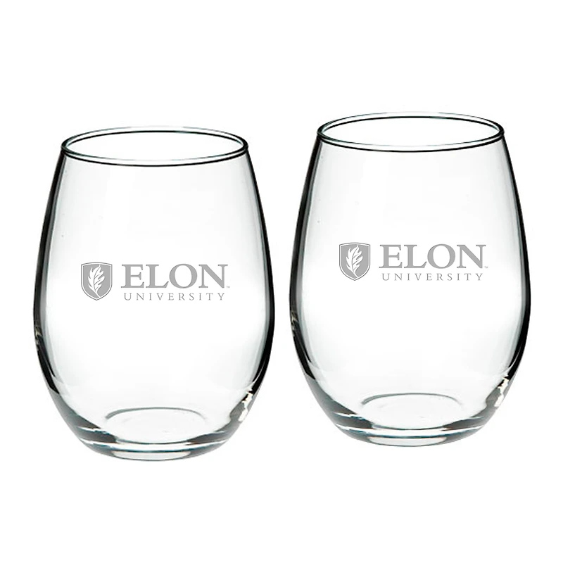 Elon Phoenix 21oz. 2-Piece Stemless Wine Glass Set