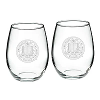 UC Irvine Anteaters Team 21oz. 2-Piece Stemless Wine Glass Set