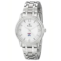 Men's Bulova  Silver Pennsylvania Quakers