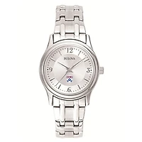 Women's Pennsylvania Quakers Silver-Tone Dial Stainless Steel Quartz Watch
