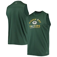 Men's MSX by Michael Strahan Green Green Bay Packers Rebound Tank Top