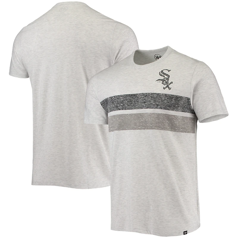 Men's '47 Heathered Gray Chicago White Sox Team Logo T-Shirt