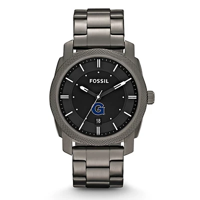 Fossil Georgetown Hoyas Machine Smoke Stainless Steel Watch