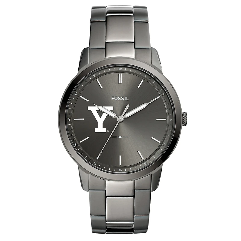 Fossil Yale Bulldogs The Minimalist Three-Hand Smoke Watch