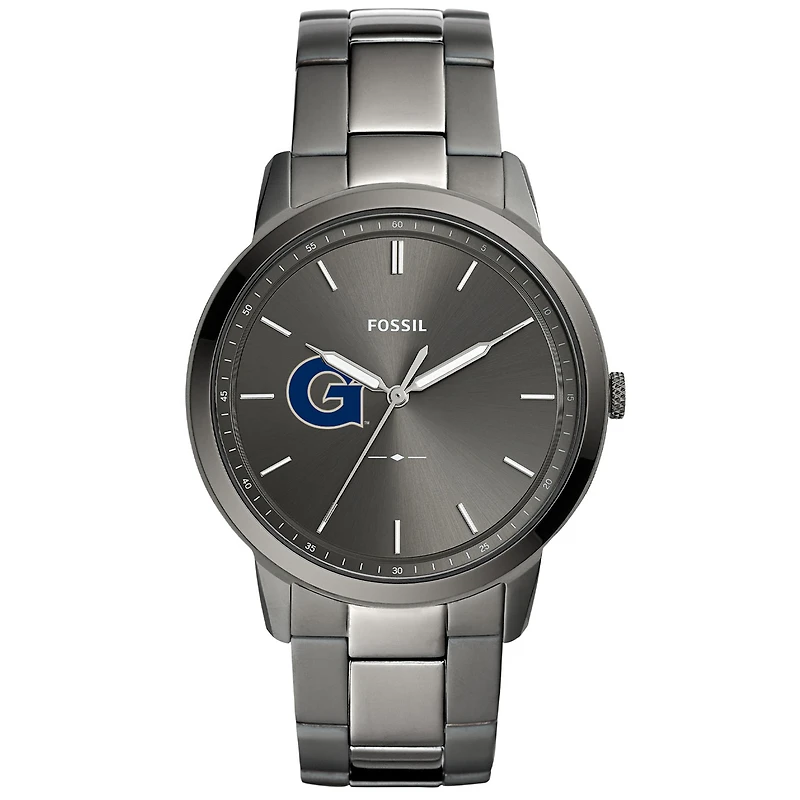 Fossil Georgetown Hoyas The Minimalist Three-Hand Smoke Watch