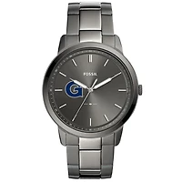 Fossil Georgetown Hoyas The Minimalist Three-Hand Smoke Watch