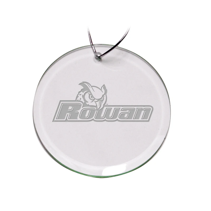 Rowan Profs 3'' Glass Round Ornament