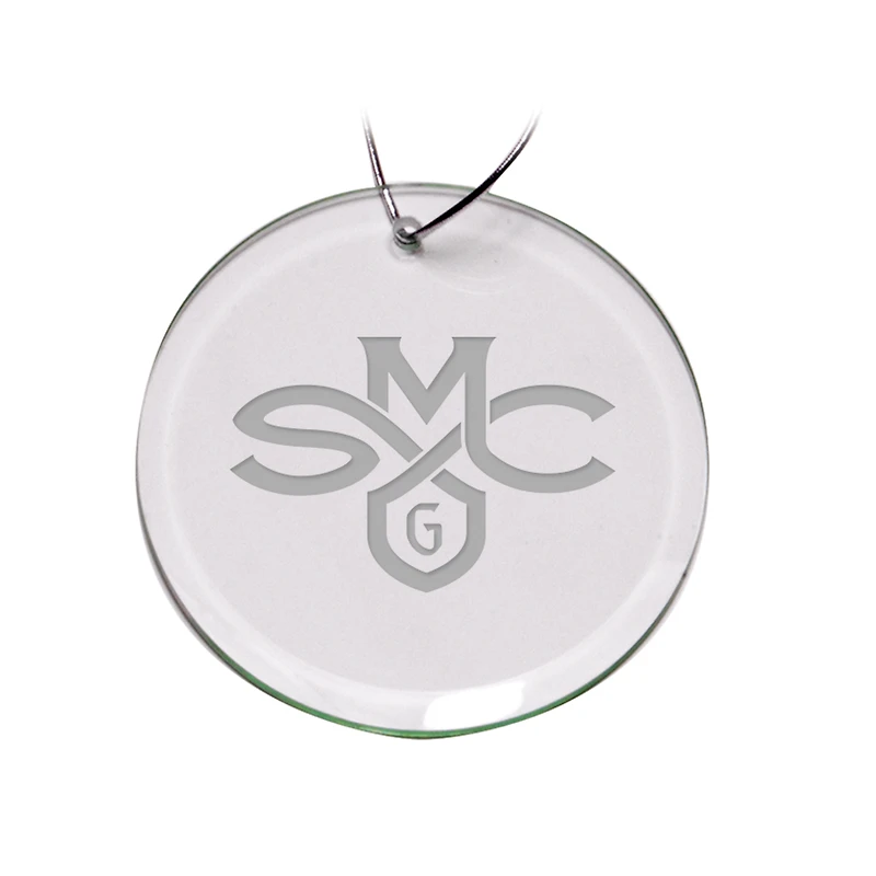 Saint Mary's Gaels 3'' Glass Round Ornament