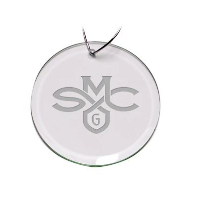 Saint Mary's Gaels 3'' Glass Round Ornament