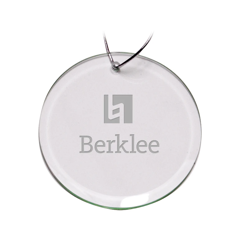Berklee College of Music 3'' Glass Round Ornament