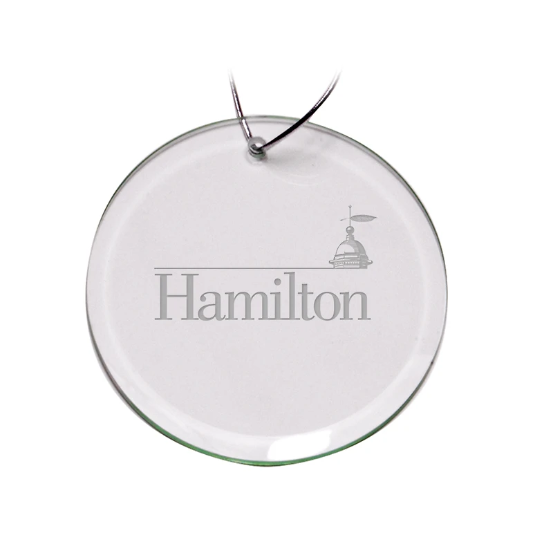 Hamilton Continentals 3'' Glass Round Ornament