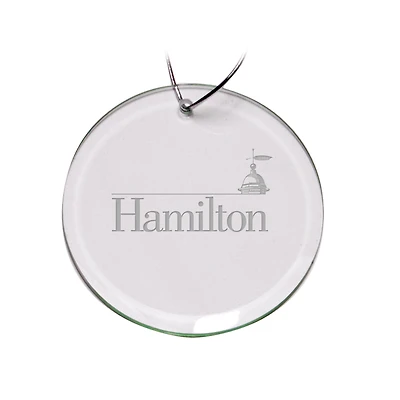 Hamilton Continentals 3'' Glass Round Ornament