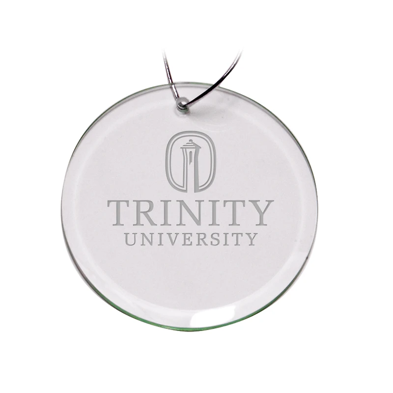 Trinity Tigers 3'' Glass Round Ornament