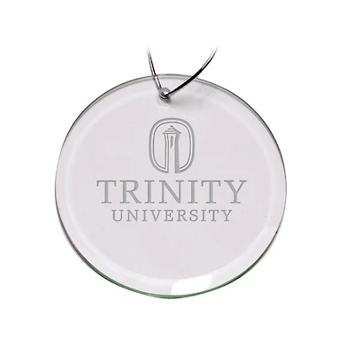 Trinity Tigers 3'' Glass Round Ornament