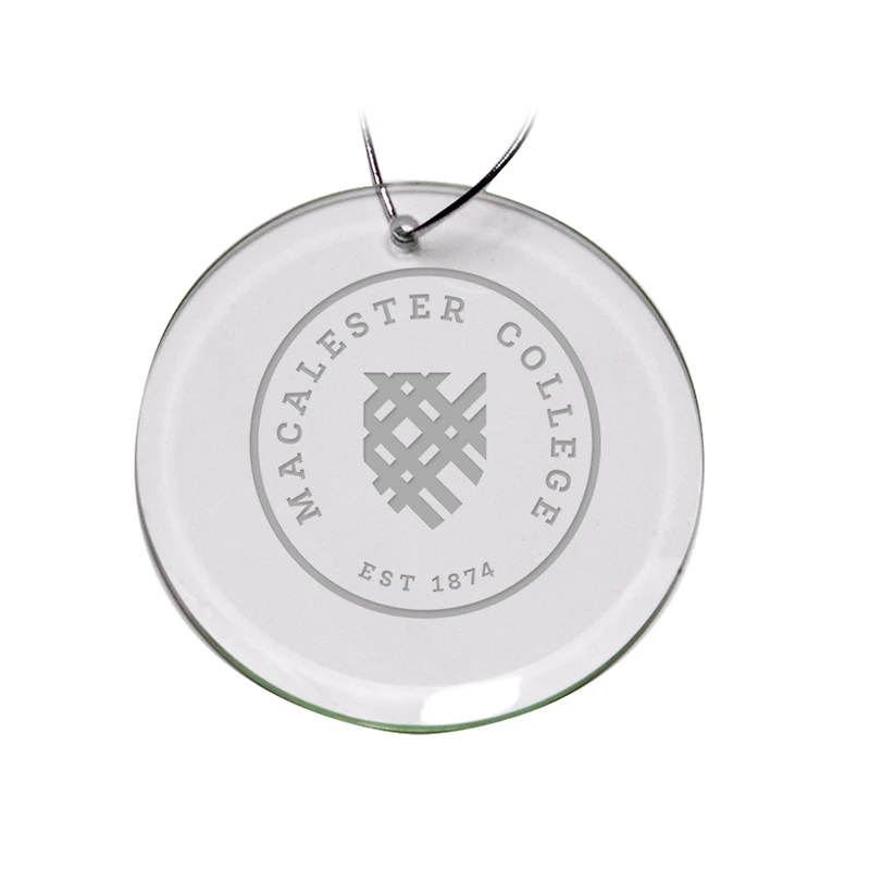 Macalester Scots 3'' Glass Round Ornament