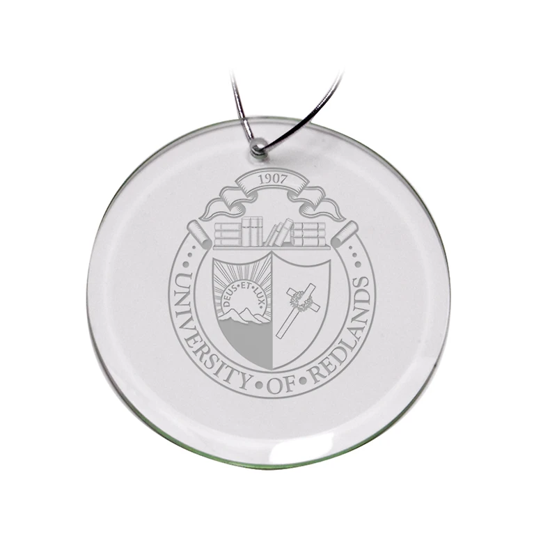 University of Redlands Bulldogs 3'' Glass Round Ornament