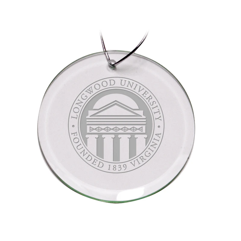 Longwood Lancers 3'' Glass Round Ornament
