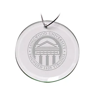 Longwood Lancers 3'' Glass Round Ornament