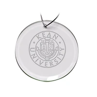 Kean University Cougars 3'' Glass Round Ornament