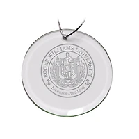 Roger Williams University 3'' Glass Round Ornament