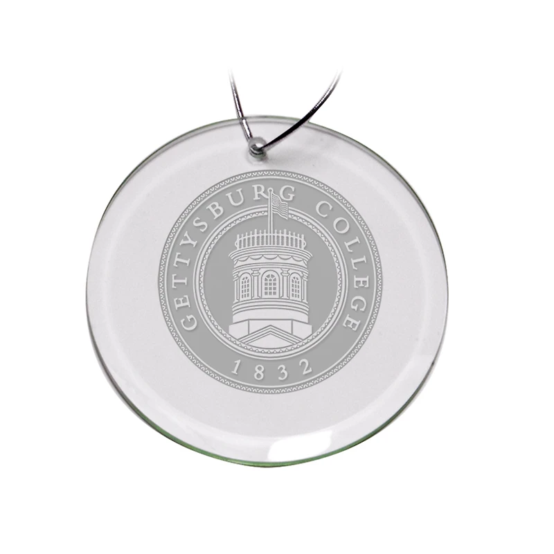 Gettysburg Bullets 3'' Glass Round Ornament