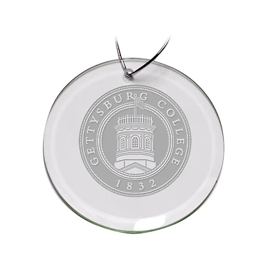 Gettysburg Bullets 3'' Glass Round Ornament