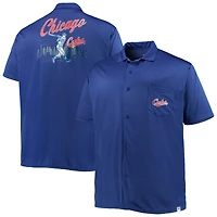 Men's Royal Chicago Cubs Big & Tall Button-Up Shirt