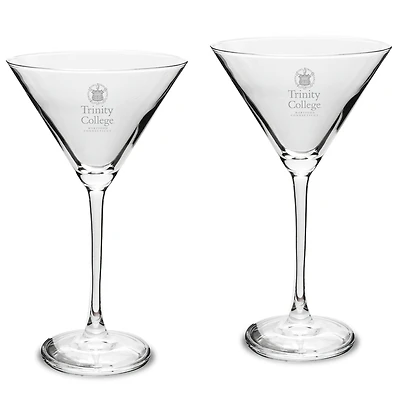 Trinity Bantams Two-Piece Traditional 10oz. Martini Glass Set