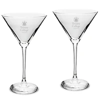 Trinity Bantams Two-Piece Traditional 10oz. Martini Glass Set
