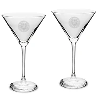 Wellesley Blue Two-Piece Traditional 10oz. Martini Glass Set
