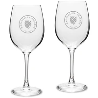 Macalester Scots 16oz. 2-Piece Traditional White Wine Glass Set