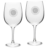 Carleton Knights 19oz. 2-Piece Traditional Robusto Red Wine Table Glass Set