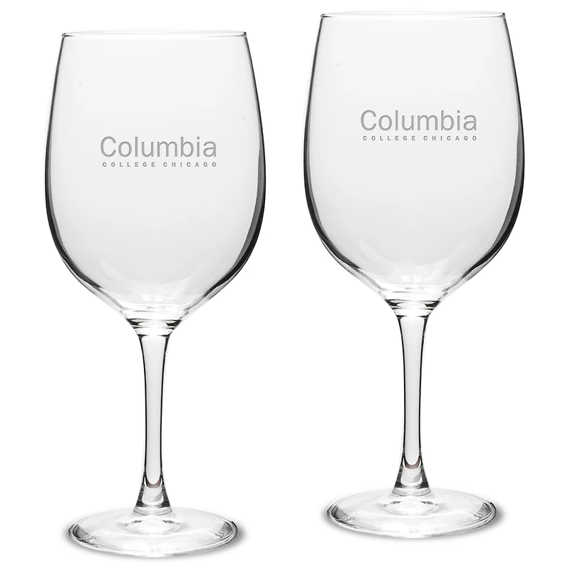 Columbia Renegades 19oz. 2-Piece Traditional Robusto Red Wine Table Glass Set