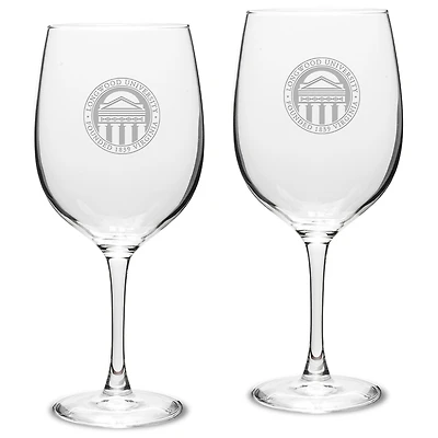 Longwood Lancers 19oz. 2-Piece Traditional Robusto Red Wine Table Glass Set