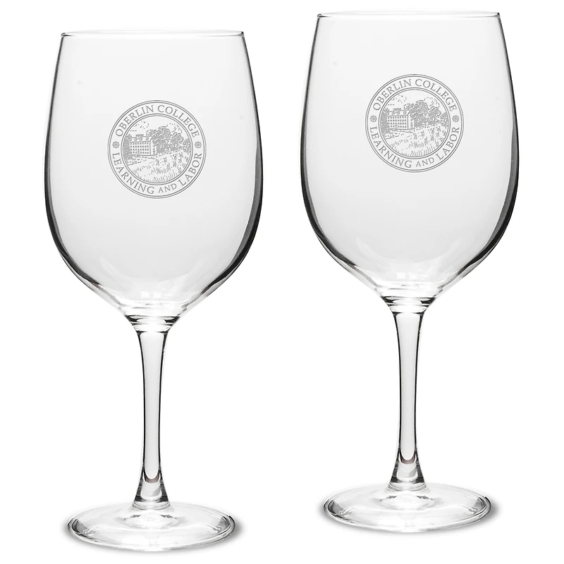 Oberlin Yeomen 19oz. 2-Piece Traditional Robusto Red Wine Table Glass Set