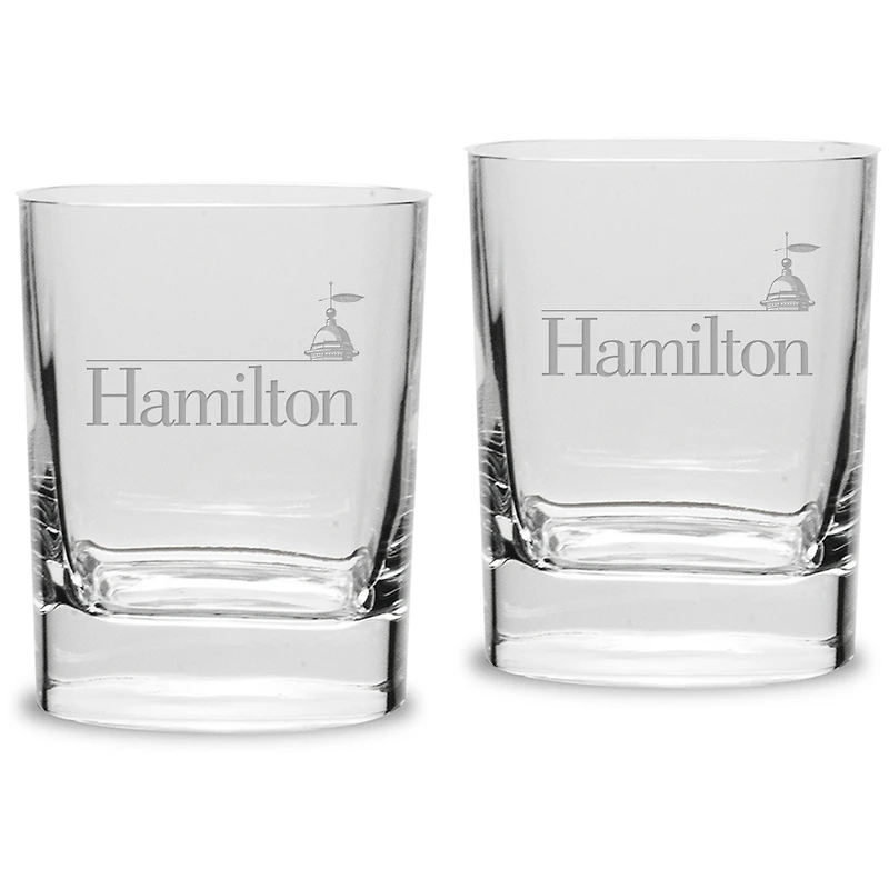 Hamilton Continentals 11.75oz. Square Double Old Fashioned Glass Set