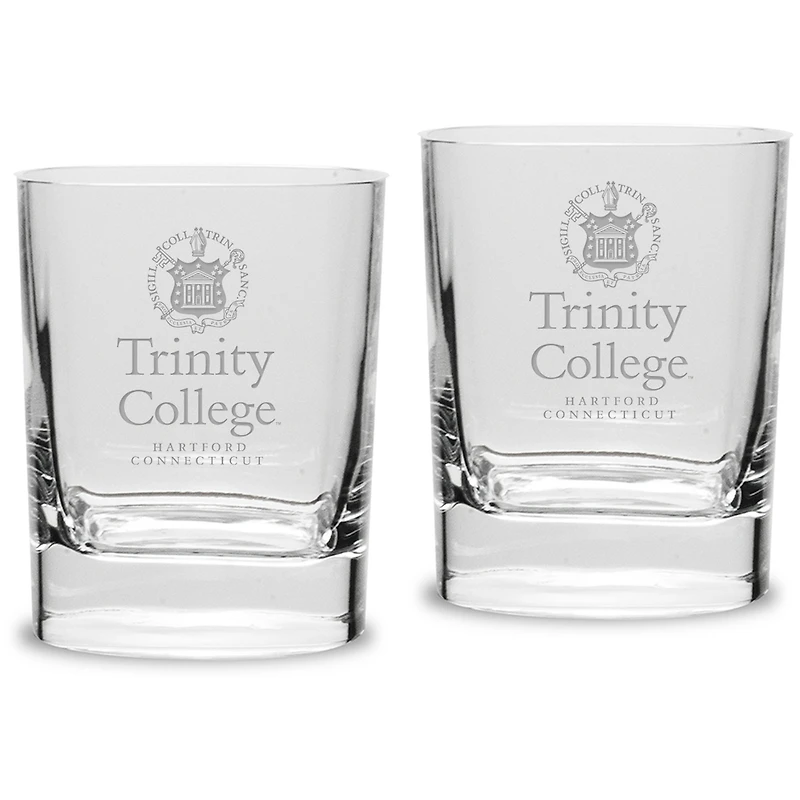 Trinity Bantams 11.75oz. Square Double Old Fashioned Glass Set