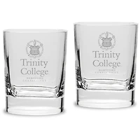Trinity Bantams 11.75oz. Square Double Old Fashioned Glass Set