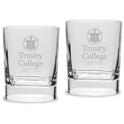 Trinity Bantams 11.75oz. Square Double Old Fashioned Glass Set