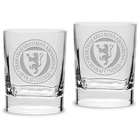 St. Olaf Oles 11.75oz. Square Double Old Fashioned Glass Set