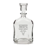Worcester Polytechnic Institute Engineers 23.75oz. Crystal Whisky Decanter