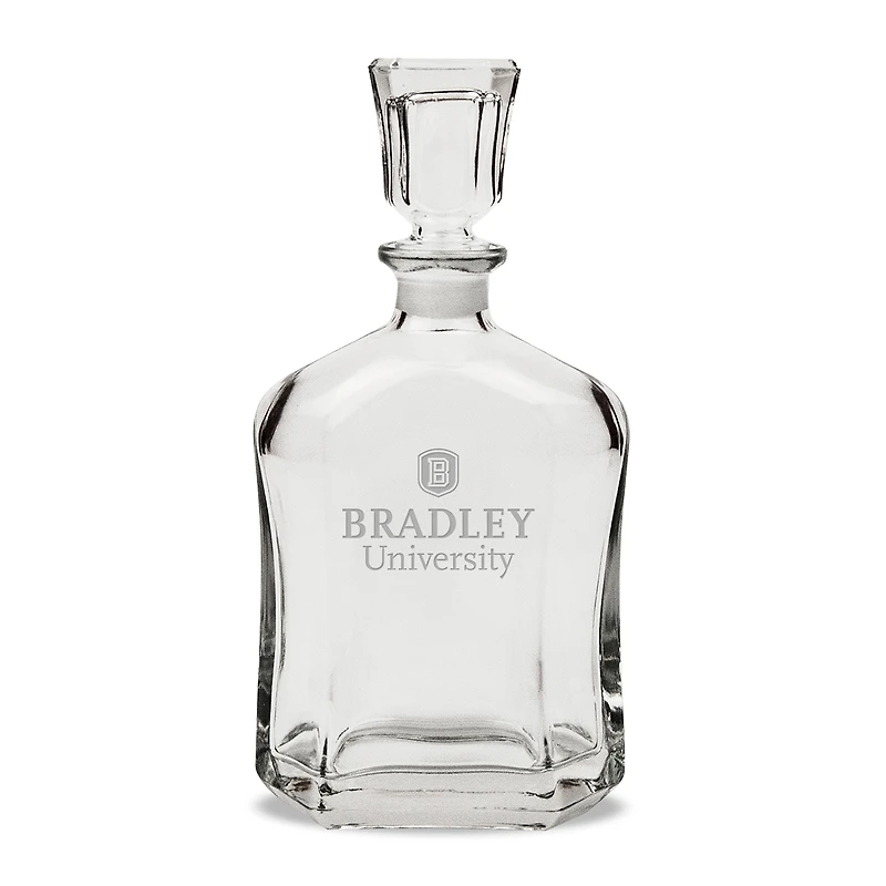 Bradley Braves 23.75oz. Crystal Whisky Decanter