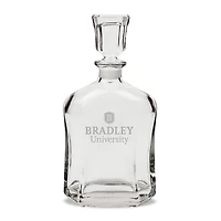 Bradley Braves 23.75oz. Crystal Whisky Decanter