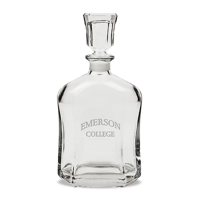Emerson College Lions 23.75oz. Crystal Whisky Decanter