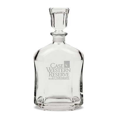 Case Western Reserve University 23.75oz. Crystal Whisky Decanter